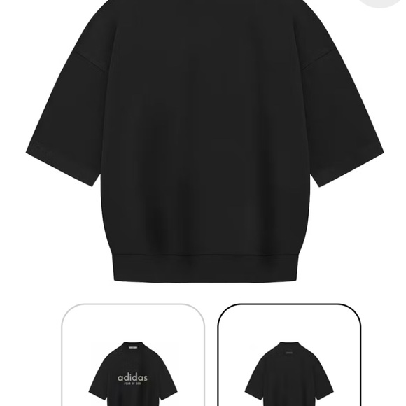 Fear of God Athletics Heavy Jersey 3/4 Mock Tee - Picture 2 of 7